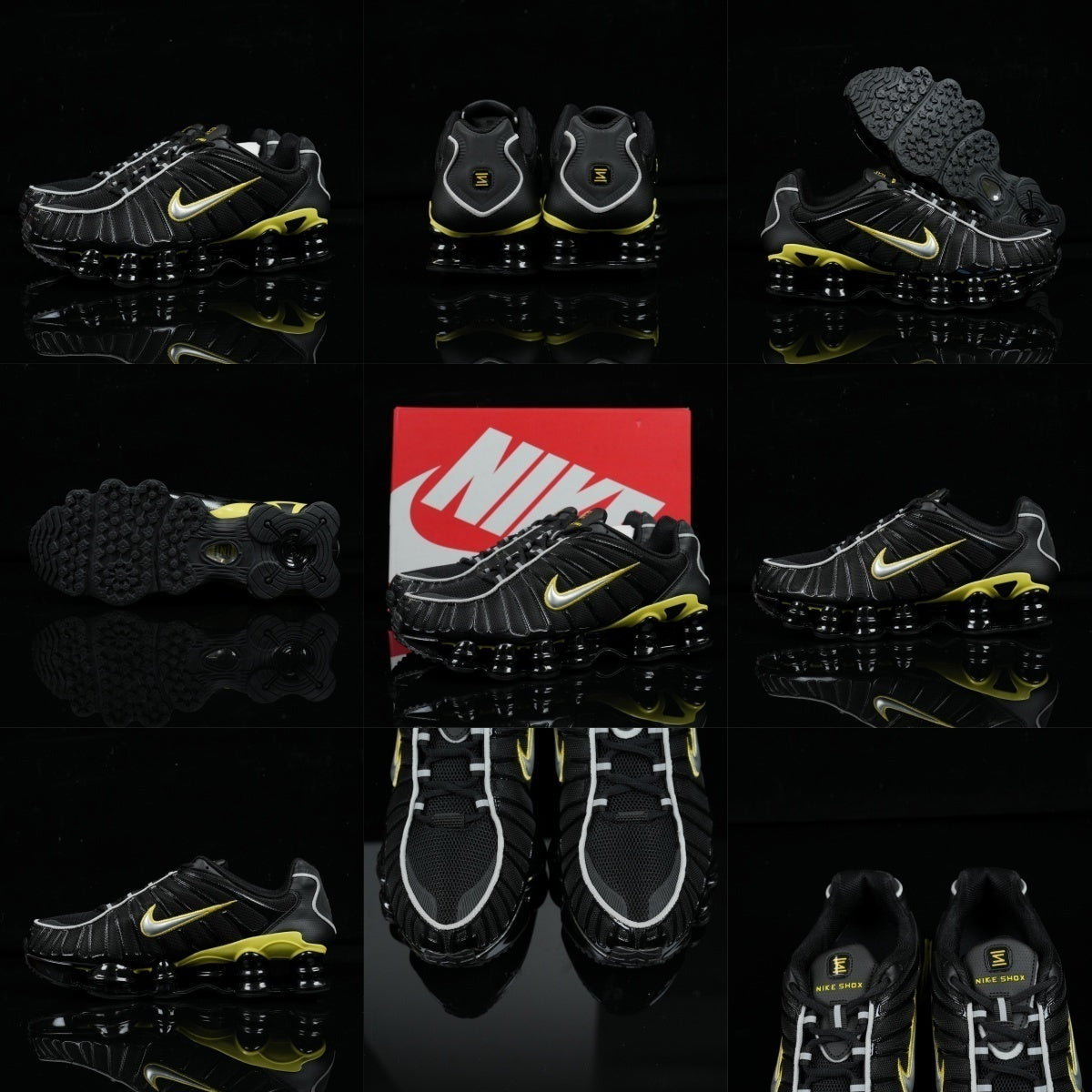Shox TL "Black Metallic Yellow"