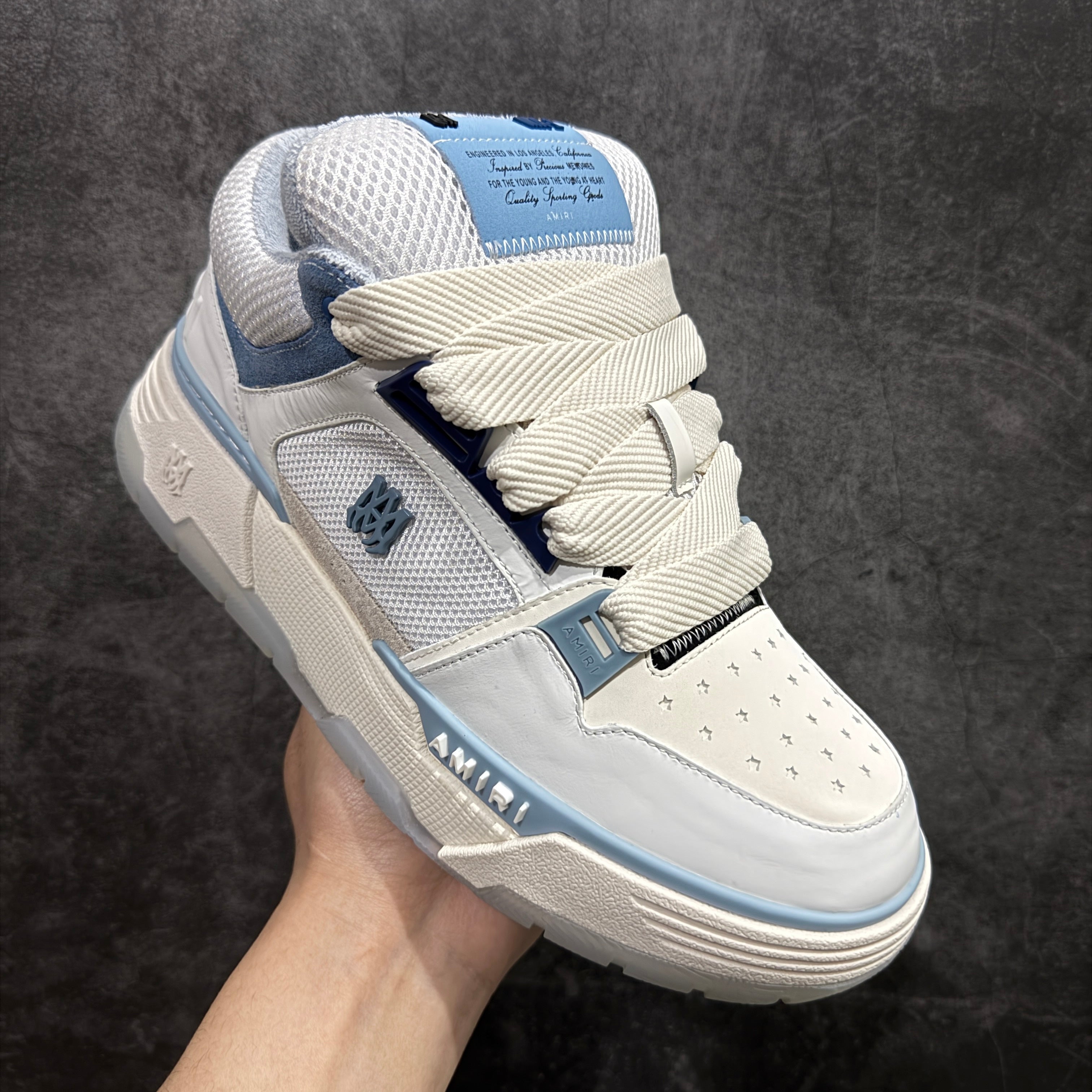 Amr MA-1 Low "White/Light-Blue"