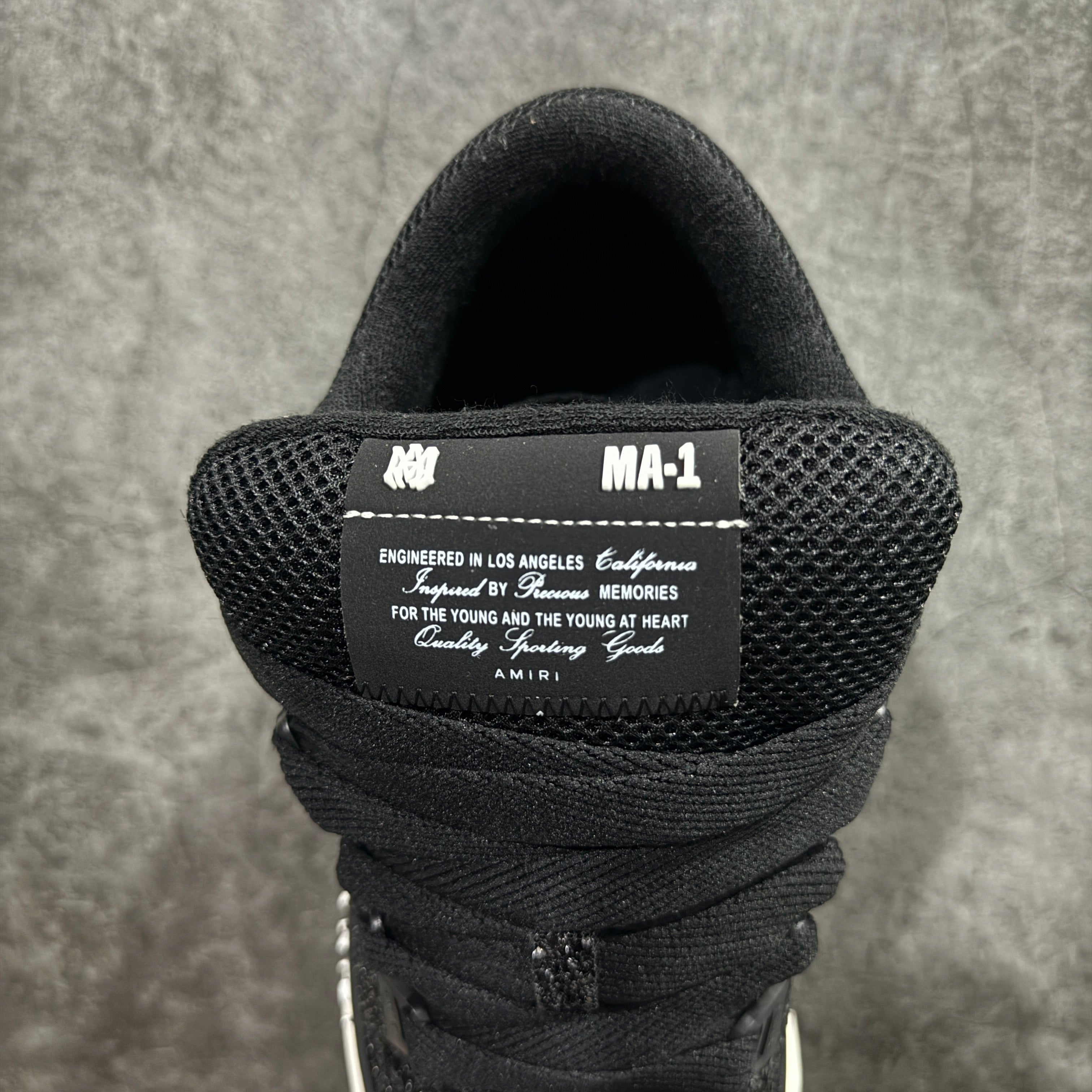 Amr MA-1 Low "Black Glitter"